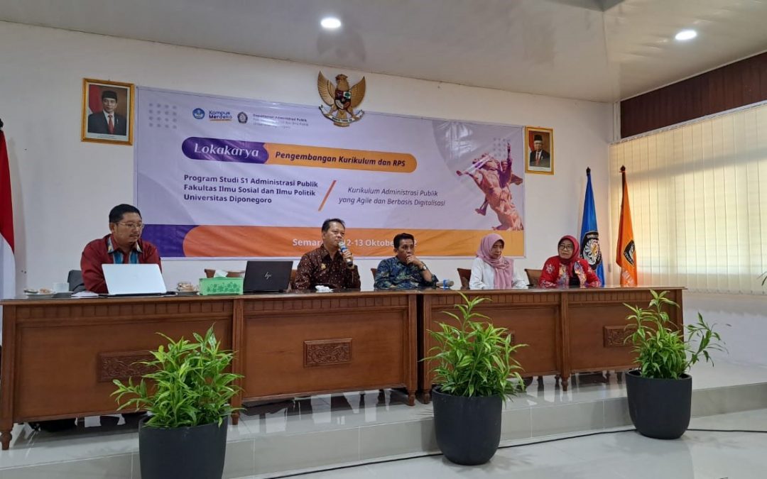 Bachelor of Public Administration Rembang Campus Involvement in Curriculum and RPS Development Workshop and MBKM Socialization