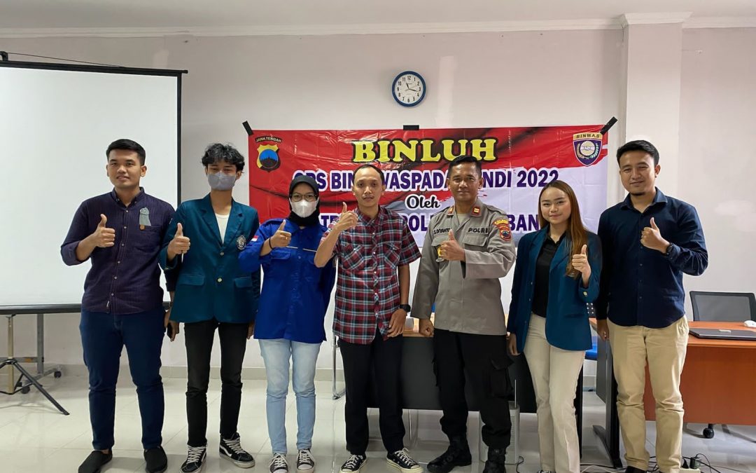 OPS Binluh (Pembinaan dan Penyuluhan) Penanggulangan Radikalisme Polres Rembang kepada Mahasiswa, Dosen dan Tendik S1 Administrasi Publik Kampus Rembang