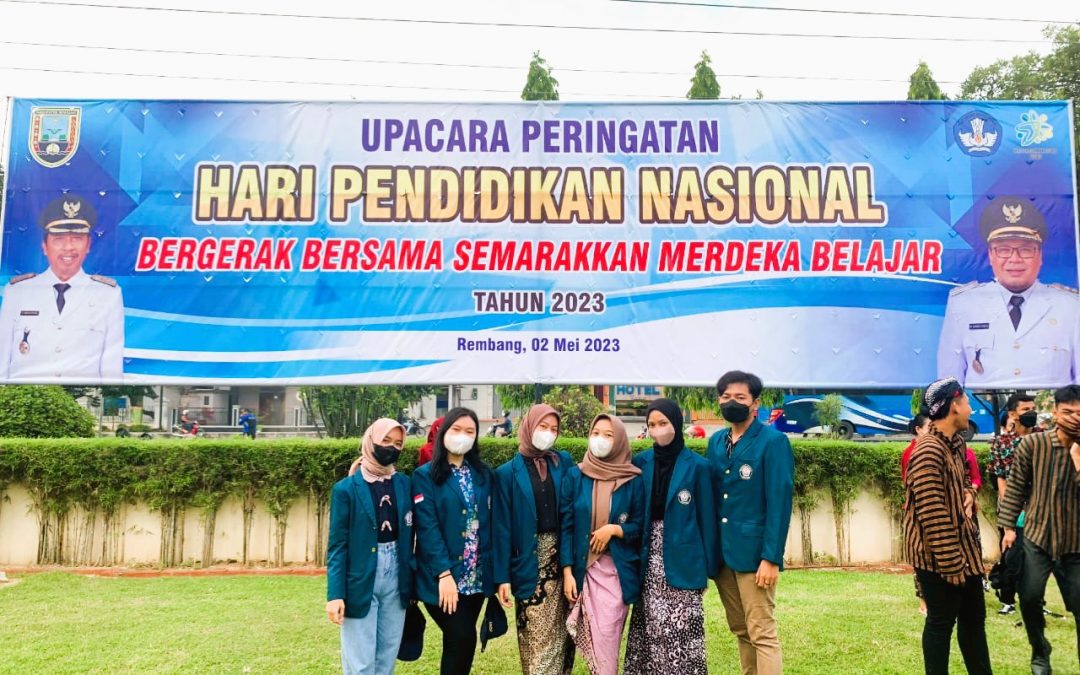 Bachelor of Public Administration Students at Rembang Campus to Celebrate the National Education Day 2023