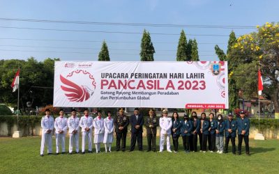 Mahasiswa Administrasi Publik dan Manajemen PSDKU Rembang hadiri Upacara Hari Lahir Pancasila