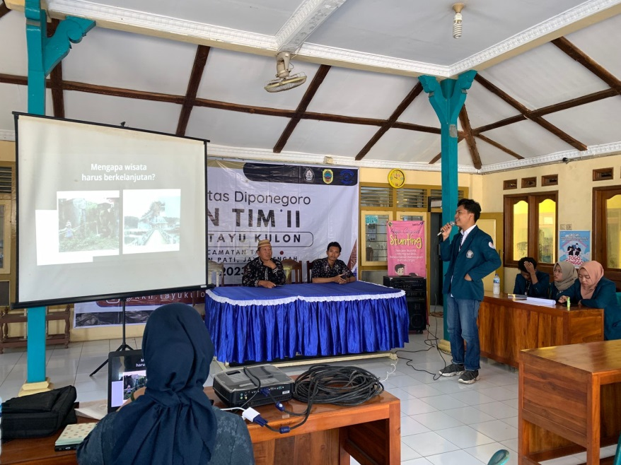 Positive Response from Bappeda Pati, UNDIP Community Service Students (KKN) Work on Tayukulon Village Tourism Development Policy Paper