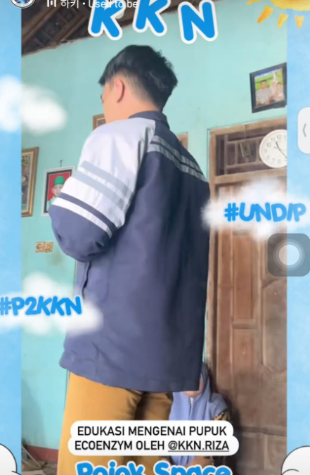 Mahasiswa KKN Undip Beri Edukasi Mengenai Pupuk Eco Enzim Pada Warga Dusun Bendo Karanganyar