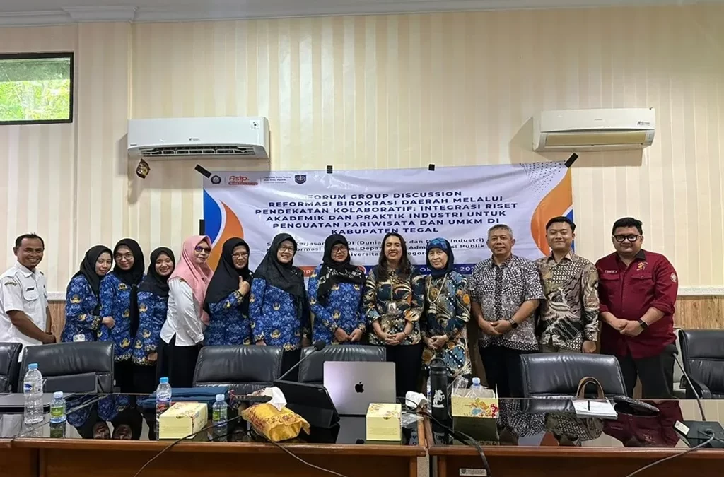 KBK Reformasi Birokrasi FISIP Undip Gelar FGD di Kabupaten Tegal: Dorong Reformasi Birokrasi Daerah lewat Pendataan Terpadu UMKM